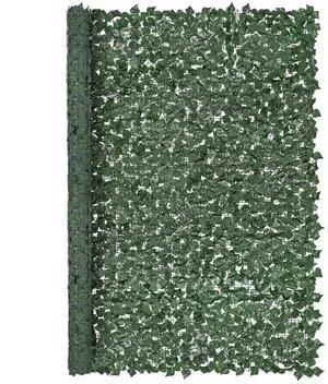 VEVOR Ivy Privacy Fence, 96 x 72 in Artificial Green Wall Screen, Greenery Ivy Fence with Strengthened Joint, Faux Hedges Vine Leaf Decoration for Outdoor Garden, Yard, Balcony, Patio Decor
