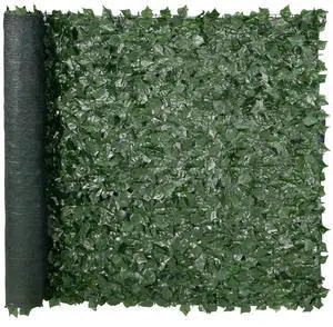 VEVOR Ivy Privacy Fence, 59 x 98 in Artificial Green Wall Screen, Greenery Ivy Fence with Mesh Cloth Backing and Strengthened Joint, Faux Hedges Vine Leaf Decoration for Outdoor Garden, Yard, Balcony