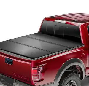 VEVOR Tri-Fold Truck Bed Tonneau Cover, Compatible with 2014-2024 Toyota Tundra (NOT FIT Trail Special Edition with Storage Boxes), Fleetside 5.5' (67") Short Bed 2023, 400 lbs Load Capacity, Black