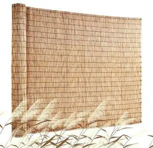 VEVOR Reed Fence Backyard Landscaping Privacy Blind Fencing Screen 16.4' x 4'
