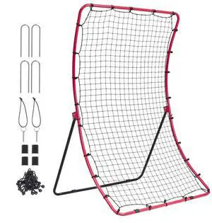 VEVOR Baseball And Softball Rebounder Net 4x5.5 ft PitchBack All Angle Fielding