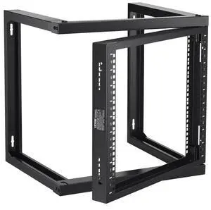 VEVOR 9U Wall Mount Rack 150 lbs/68.04 kg Open Frame Server Network Rack Black