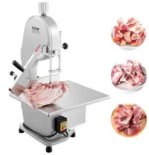 VEVOR 1800W Commercial Electric Meat Bandsaw Stainless Steel Bone Sawing Machine
