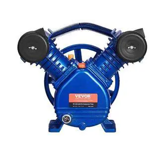 VEVOR Air Compressor Pump Head 3HP 6.25CFM @ 90PSI 2-Cylinder Piston Pump Head