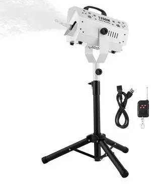 VEVOR Snow Machine 1200W Snow Making Machine with Height Adjustable Stand