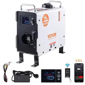 VEVOR Diesel Air Heater 12V/24V 2KW Bluetooth APP Remote Control for Outdoors