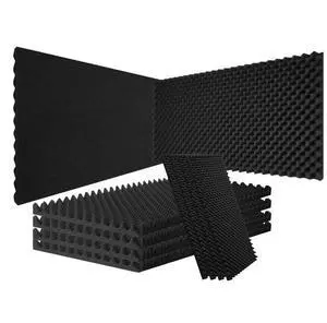 VEVOR Acoustic Foam Panels 4 Pack 48 x 24 x 2 in for Studio Wall and Ceiling