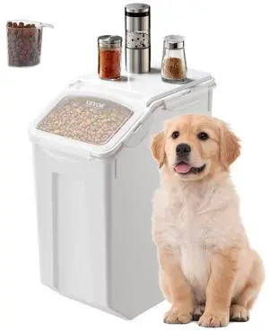 4.5Gal/20L Large Ingredient Storage Container Airtight Kitchen Flour Bin