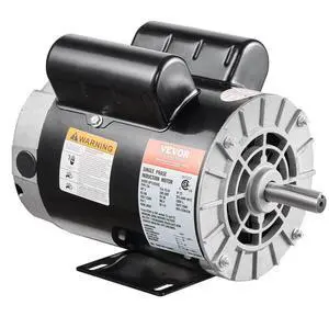 3HP Air Compressor Electric Motor 230V 15.5A 3450RPM 56 Frame CW/CCW Rotation (Factory Setting is CCW)