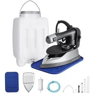Gravity Feed Steam Iron 1000W Gravity Feed Iron with 3.5 L Tank Electric