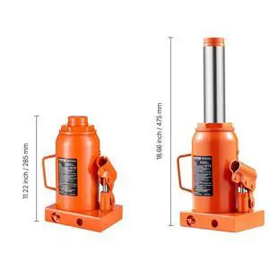 Hydraulic Bottle Jack 30 Ton Manual High Lift Automotive Car Repair Shop