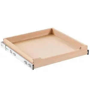 Pull Out Cabinet Organizer Soft Close Slide Out Shelf Wood Drawer 20"W x 21"D