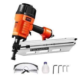 Framing Nailer 2" to 3-1/2" 21° Full Round Head Pneumatic Nail Gun 80-120 PSI