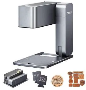 Portable Laser Engraver 600 mm/s 5W High Speed Handheld DIY Engraving Machine