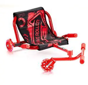 Ride on Scooter 198 lbs Powered by Zig-Zag Motion Drift Cart for Kids Ages 10+