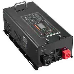 4000W Pure Sine Wave Inverter Charger DC 24V to AC 120V Power Inverter