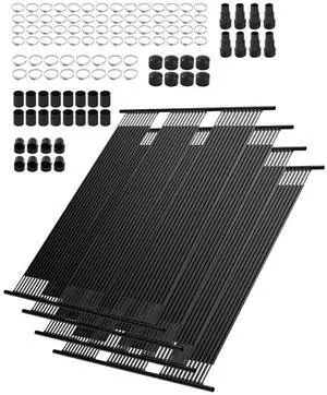 Solar Pool Heater 4 x 10 Foot Aboveground Pool Heating System( 4 Panels)