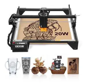 Laser Engraver Laser Engraving Machine 20W Compressed Spot Eye Protection