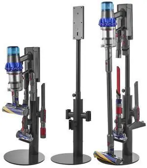 Vacuum Stand for Dyson Multi-Models Stable Storage Bracket Holder with 3 Clips
