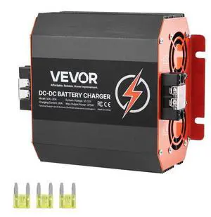 12V 30A DC to DC Charger Battery Charger 375W for Lead-Acid and Lithium AGM GEL
