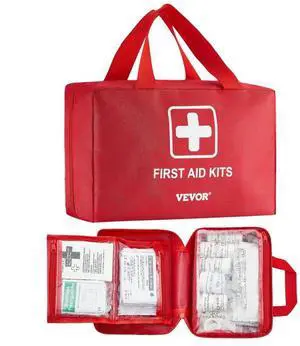 First Aid Kit 500 Pieces Large Survival Bag Emergency Medical Supplies Home Car