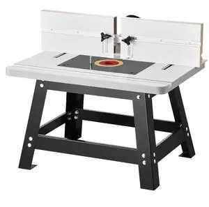 Benchtop Router Table 24 in x 15.7 in with Fence MDF Top Dust Collection Port