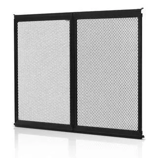 VEVOR RV Screen Door Protector, 24.5 x 20 inch Door Grille, Easy to Install and Disassemble, Reinforced Breathable Protective Mesh, Aluminum Alloy Camper RV Entry Protector for Pet Protection, Black