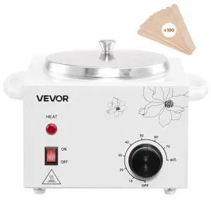 VEVOR Single Wax Warmer 600ML Professional Waxing Heater Pot for Hair Removal