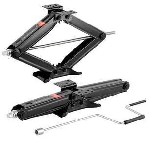 RV Scissor Jacks 5000 lbs 23.4 in RV Stabilizer Leveling Scissor Jacks Set of 2