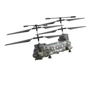 RC Helicopter 3.5 Channel Military Transport Mini Aircraft Toy for Kids Present