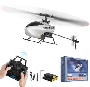 RC Helicopter 4 Channel Remote Control Aircraft Toy 39 Min Flight Kids Present