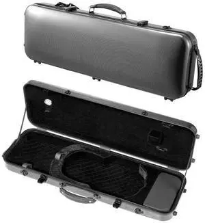 Portable Composite Carbon Fiber 4/4 Full Size Violin Case Oblong Carrying Bag