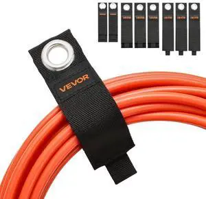 8-Pack Extension Cord Holder 3-Size Heavy-Duty Cord Organizer 8/9.45/12 Inches