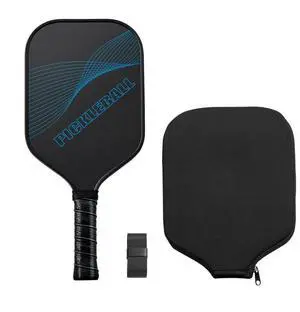 Pro Carbon Fiber Pickleball Paddle Honeycomb Core Racket for Adults Blue