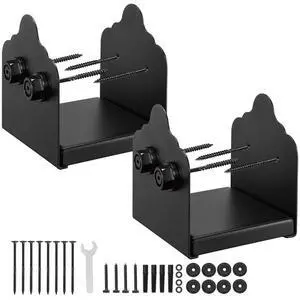 2 Pack 6x6 Post Base Brackets Wood Fence Post Anchor Inner Size 5.9x5.55 inch