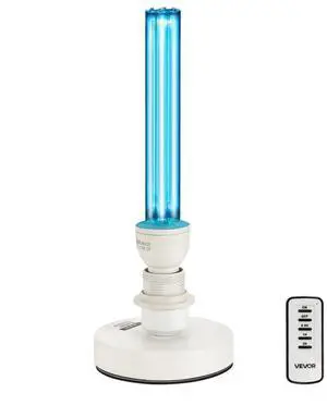 UV Light 25W Ultraviolet Lamp with Ozone Purifier UVC Lamp with Remote Control