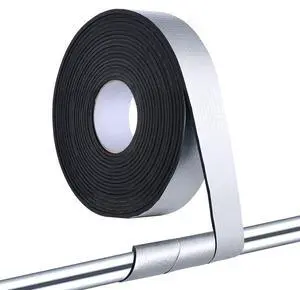 VEVOR Pipe Insulation Wrap 32.8FT x 2 in with Aluminum Foil Layer Self-Adhesive