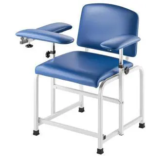 VEVOR Phlebotomy Chair Blood Draw Chair with Adjustable Armrests and Flip Arm