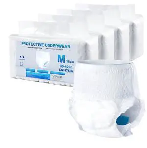 VEVOR Adult Incontinence Underwear Protective Underwear for Men & Women M Size