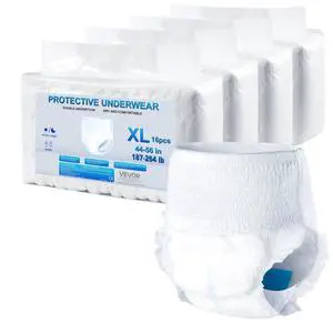 VEVOR Adult Incontinence Underwear Protective Underwear for Men & Women XL Size