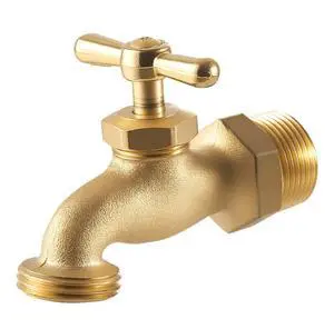 Hose Bibb 3/4" MIP x 3/4" MHT Connection Brass Outdoor Water Faucet Spigot