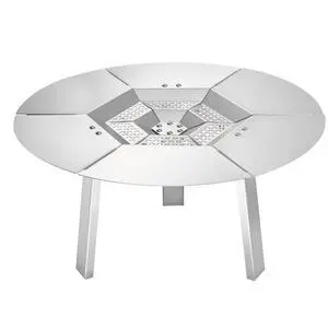 Fire Pit Heat Deflector for Solo Stove Yukon 20 in Bonfire Stainless Steel