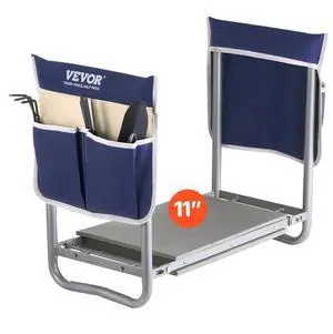 Garden Kneeler 11" EVA Pad 2 in 1 Folding Garden Stool Heavy Duty Garden Bench