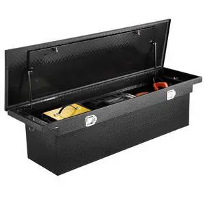 Crossover Tool Box 72x20x14 In Heavy Duty Aluminum Toolbox with Side Handles