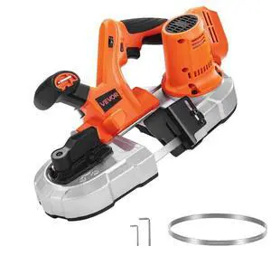 20V Portable Cordless Band Saw 2.56 Inches Deep Cut Variable Speed (Bare Tool)
