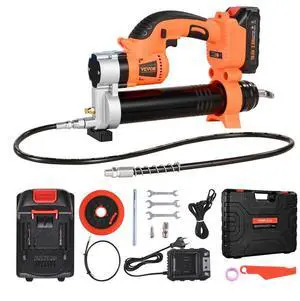 VEVOR Cordless Grease Gun 20V Electric Grease Gun Kit with Battery 30-inch Hose