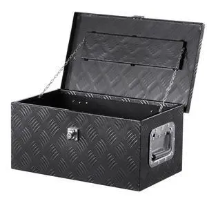 20"x12"x9.5" Heavy Duty Aluminum Truck Bed Tool Box for Pickup RV Black