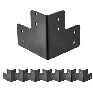 8pcs Workbench Corner Brackets Kit 6.5x6.5x6.5 in/165x165x165 mm Angle Brackets