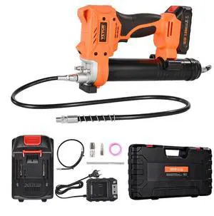 VEVOR Cordless Grease Gun 20V Grease Gun Kit with 2.0 Ah Battery 35.4-inch Hose