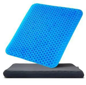 VEVOR Seat Cushion Cooling Gel Seat Chair Cushion for Hips Back Pressure Relief